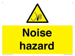 Warning: Noise hazard